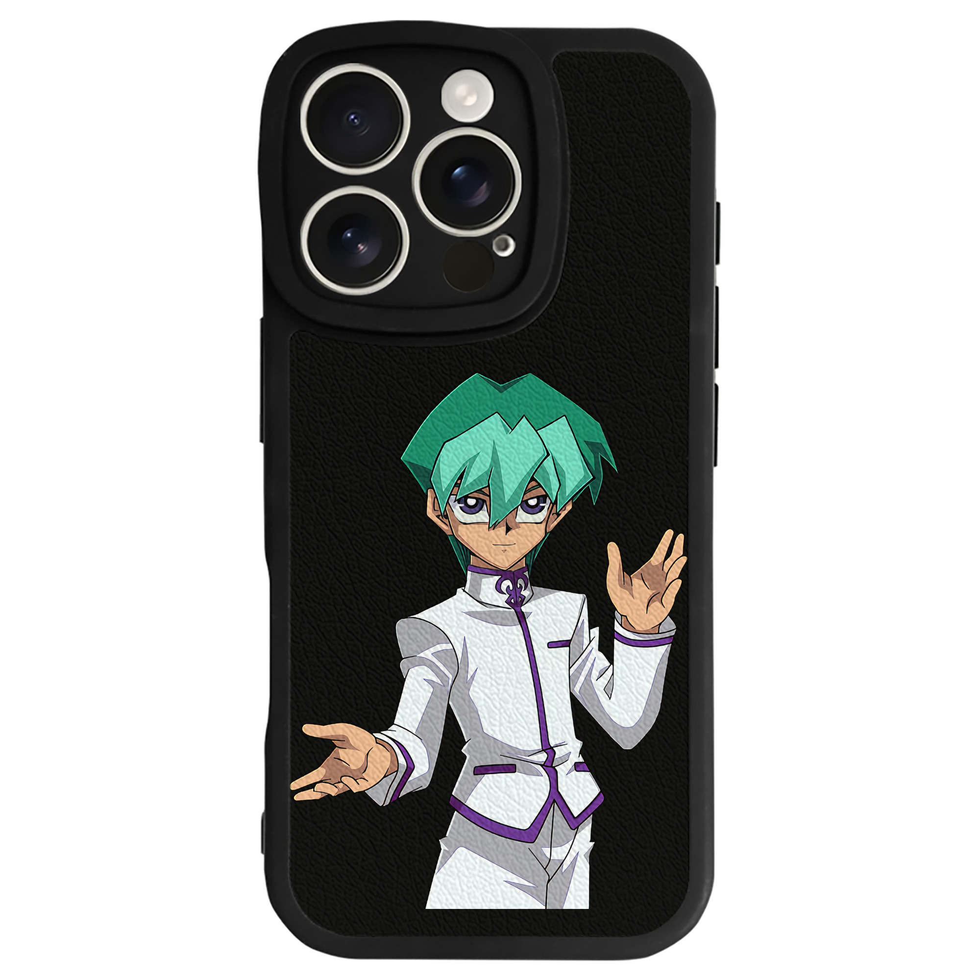 遊☆戯☆王 Yu-Gi-Oh! 【iPhone 16シリーズ対応】シリコンスマホケース（レザー調） 材質：シリコン